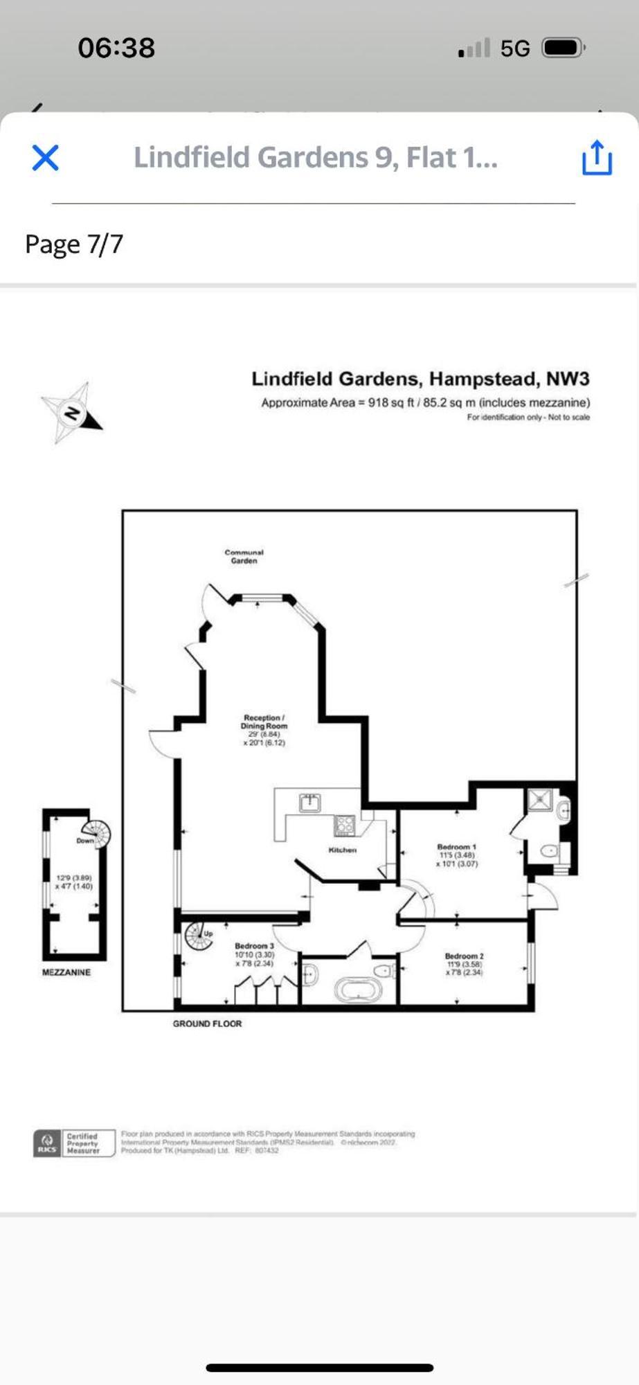 Apartment Hampstead Summer Time Garden London